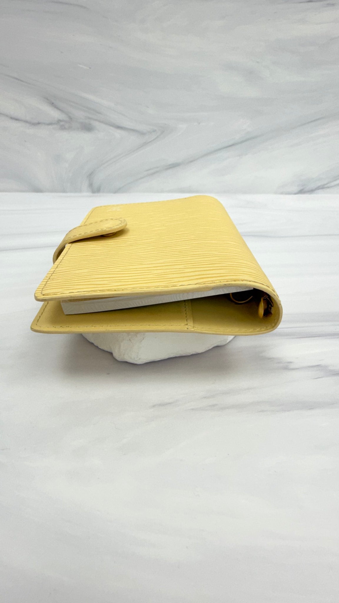 Louis Vuitton Beige Epi Leather Passport Agenda Cover PM