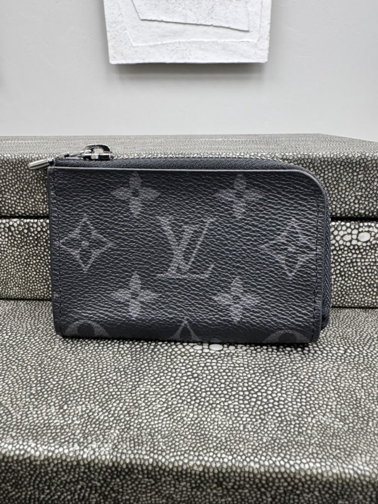 Louis Vuitton Eclipse Monogram Porte Monnaie Jour Coin Case