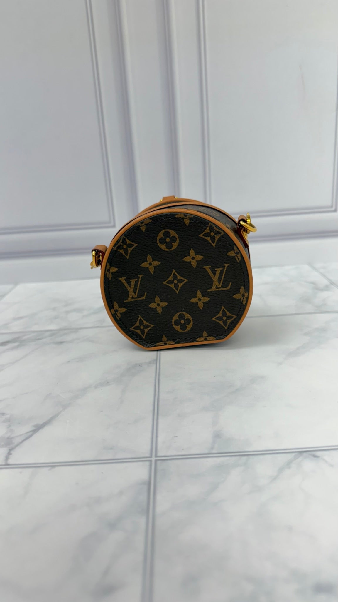 Louis Vuitton Monogram Mini Boite Chapeau Necklace Bag