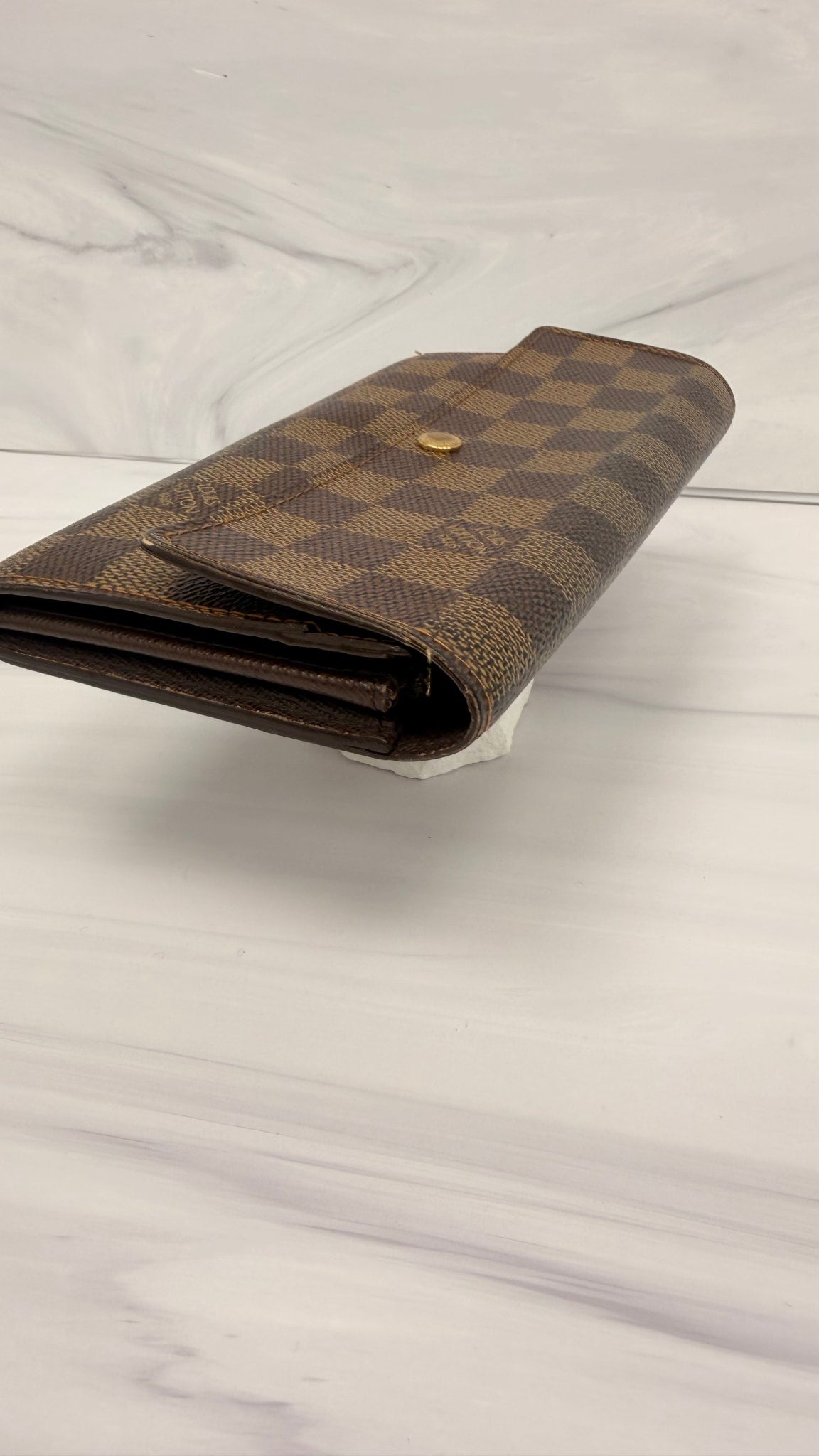 Louis Vuitton Damier Ebene Sarah Wallet