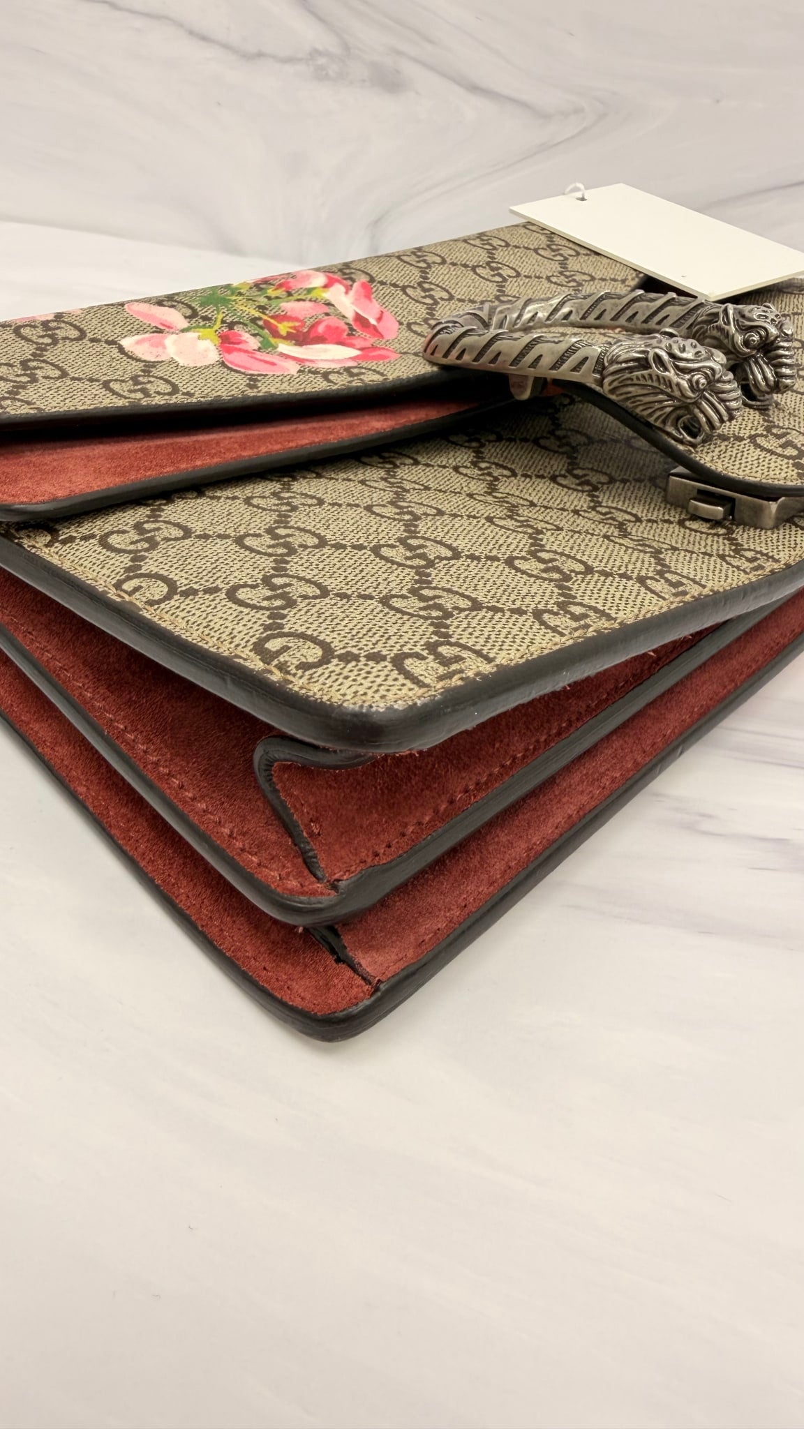 Gucci GG Supreme Blooms Dionysus Small Shoulder Bag