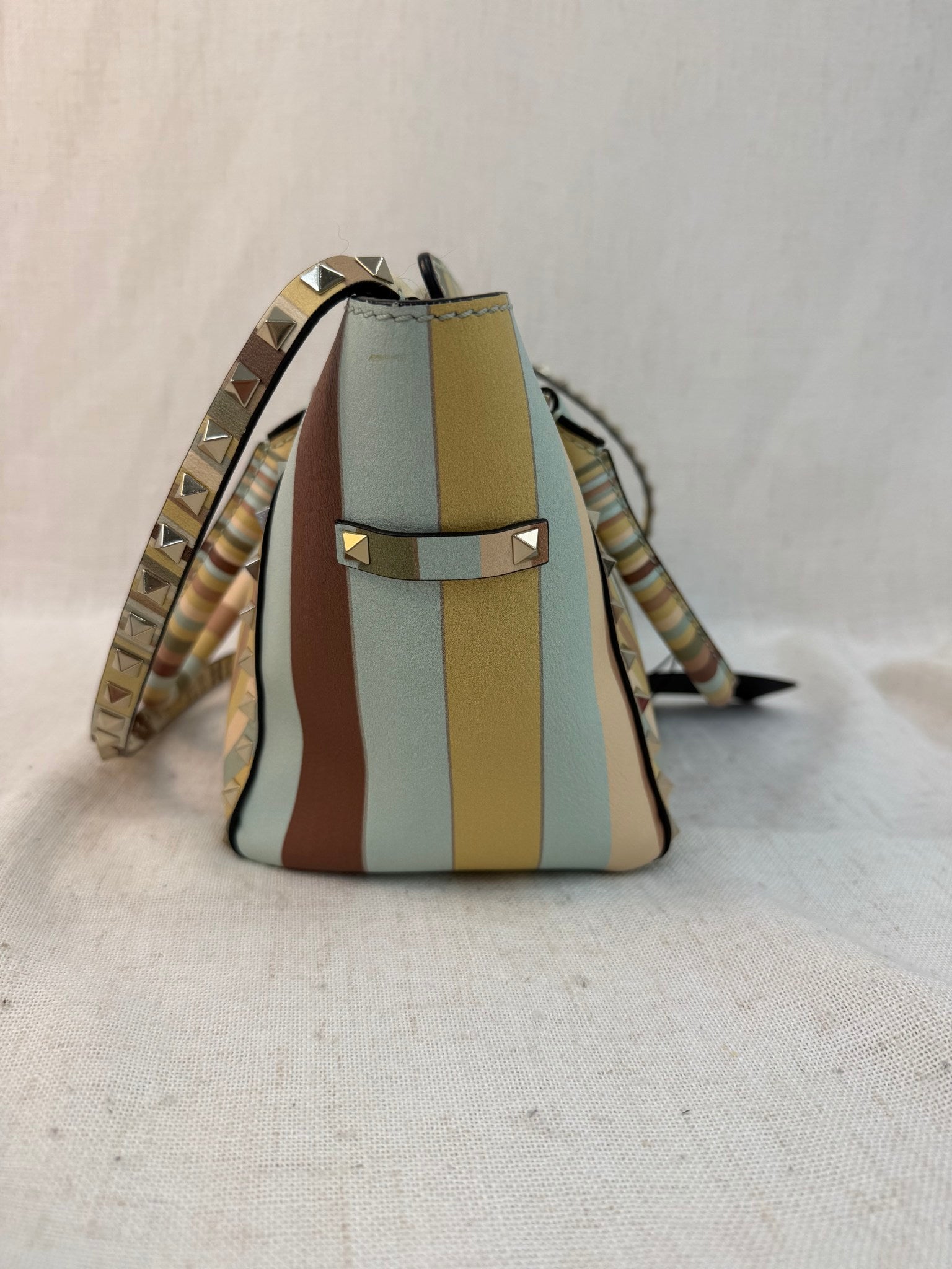 Valentino Multicolor Leather Native 1975 Rockstud Bag
