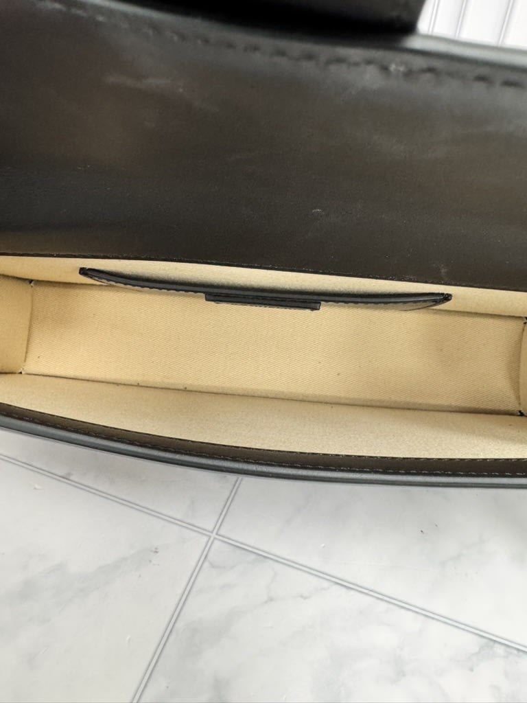 BRAND NEW - Jacquemus Black Leather Le Bambino Long Shoulder Bag