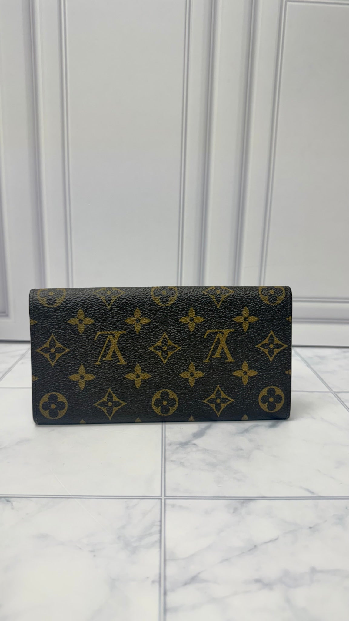Louis Vuitton Monogram Blue Josephine Wallet
