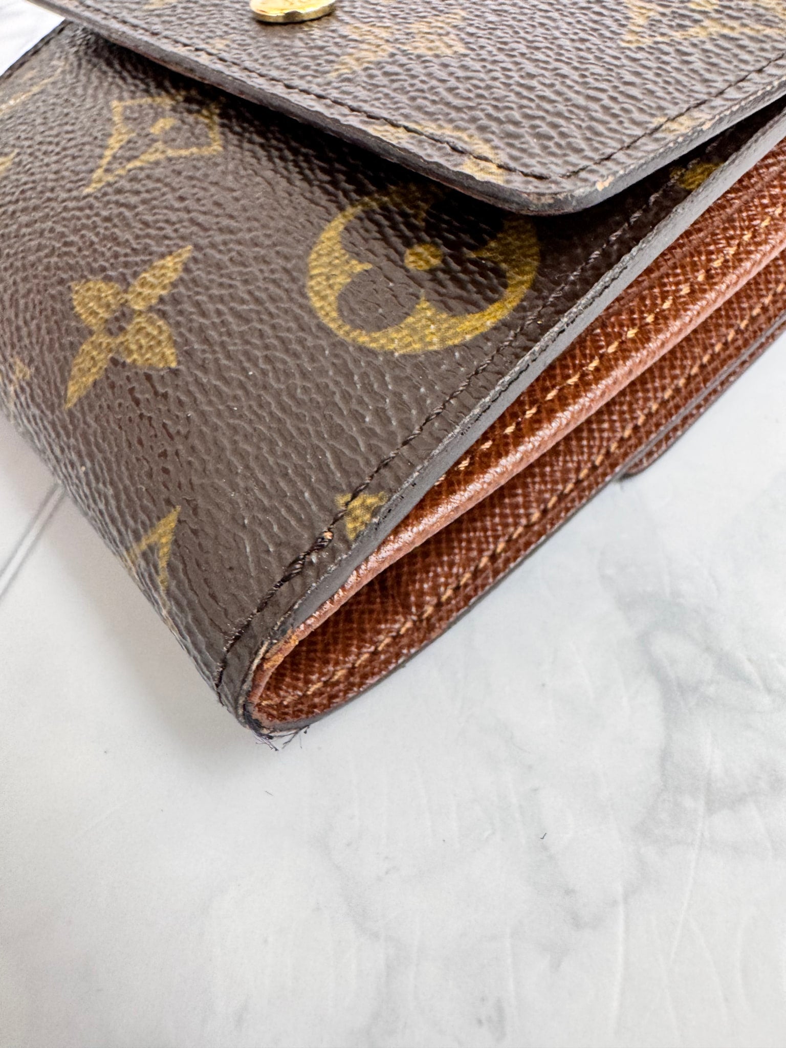 Louis Vuitton Monogram Trifold Elise Compact Wallet