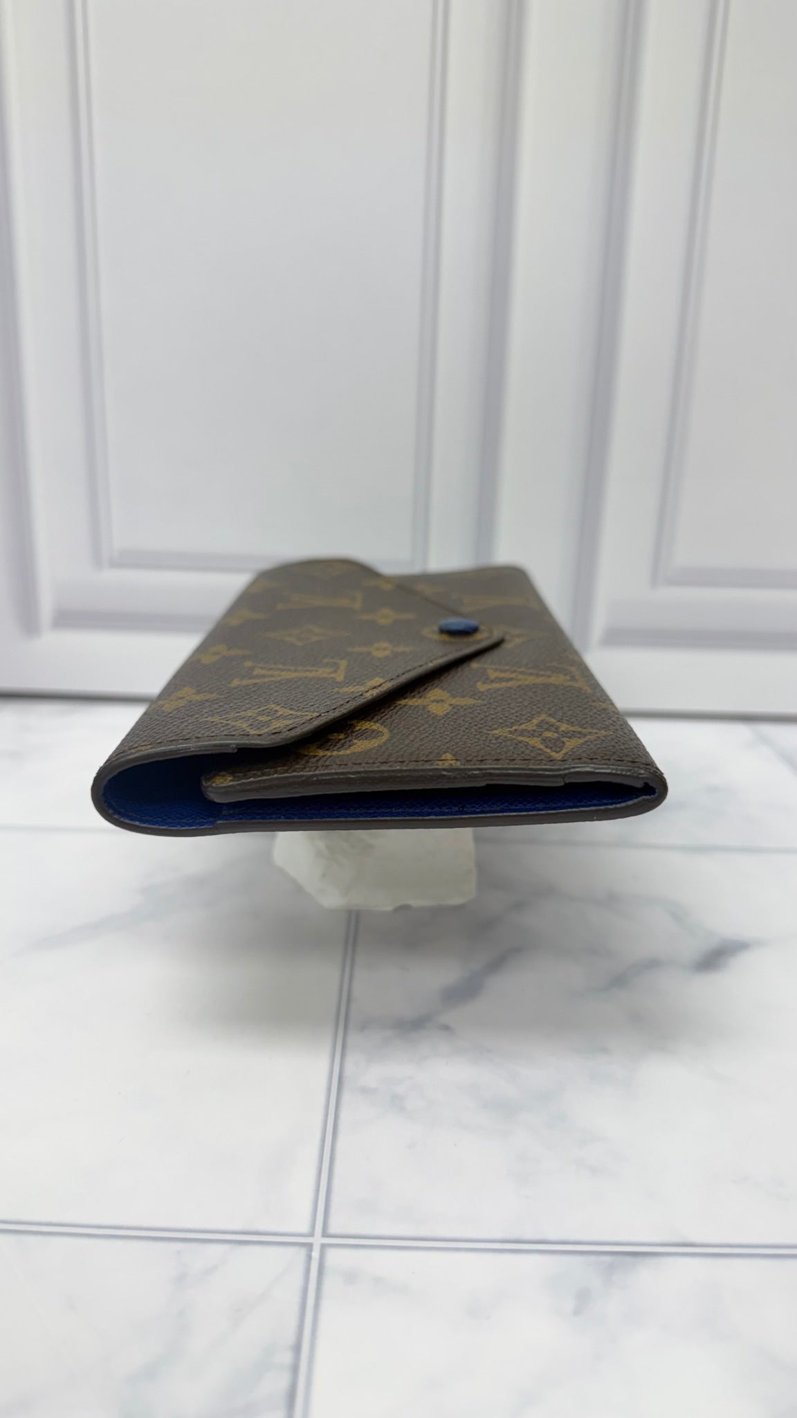 Louis Vuitton Monogram Blue Josephine Wallet