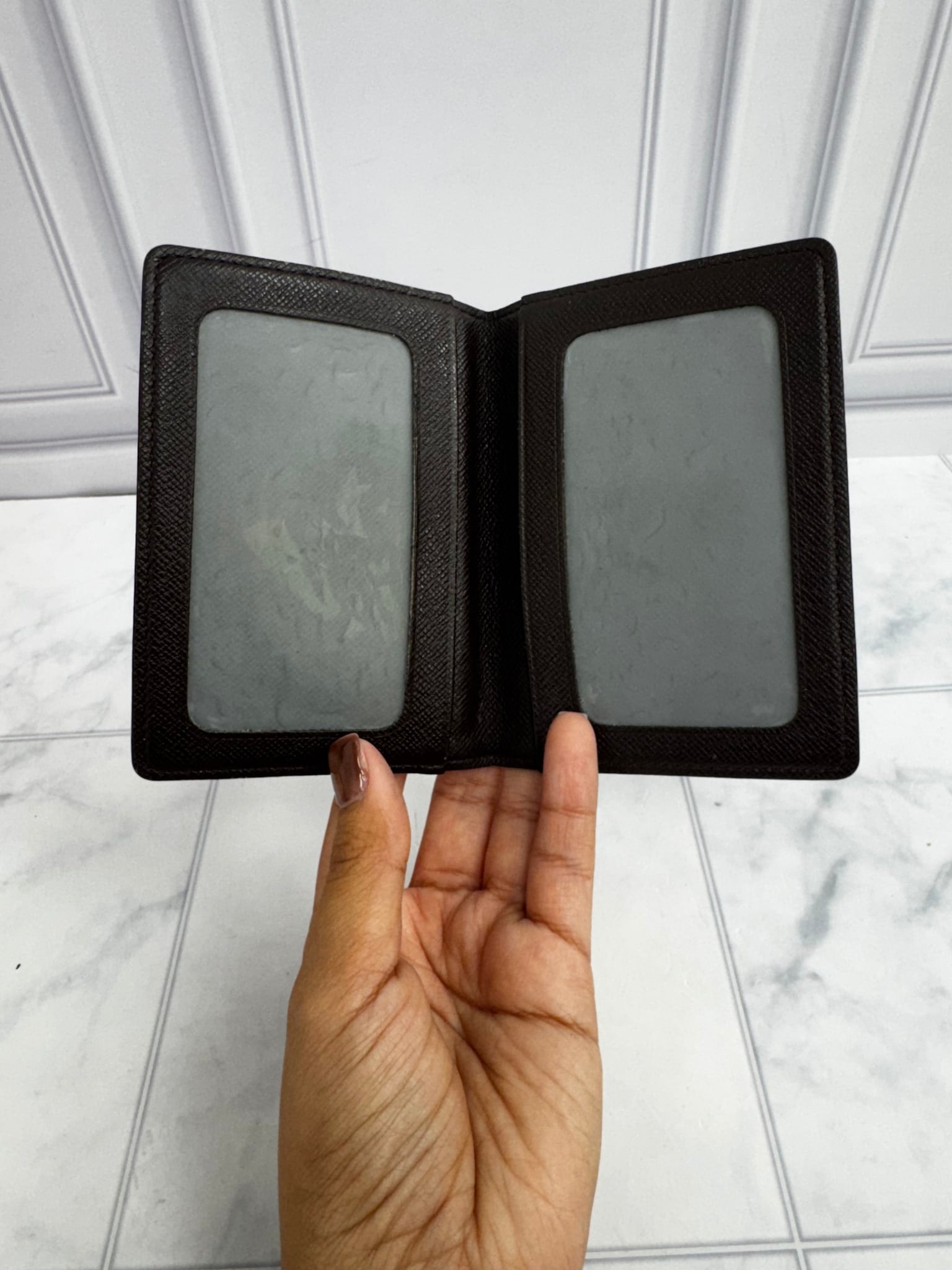 Louis Vuitton Damier Ebene Porte 2 Cartes Card Case