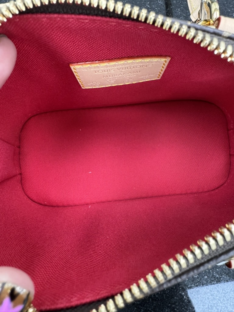LIKE NEW - Louis Vuitton X Takashi Murakami Monogram Cerises Nano Alma