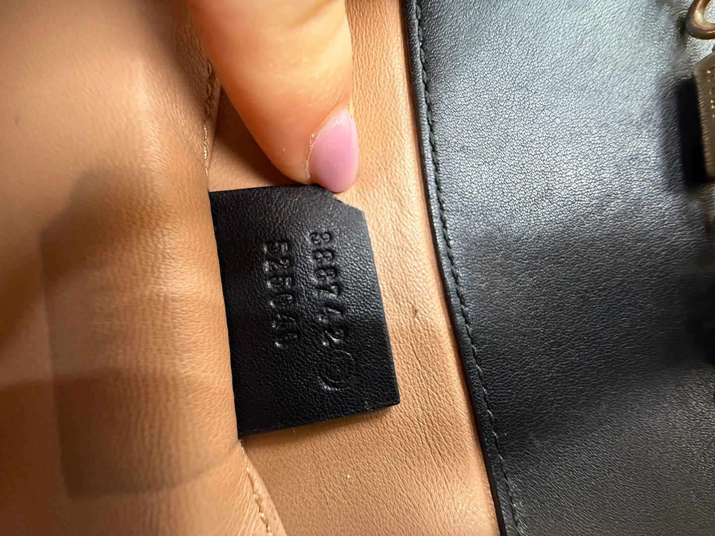 Gucci Black Patent Leather Embellished Interlocking G Small Shoulder Bag