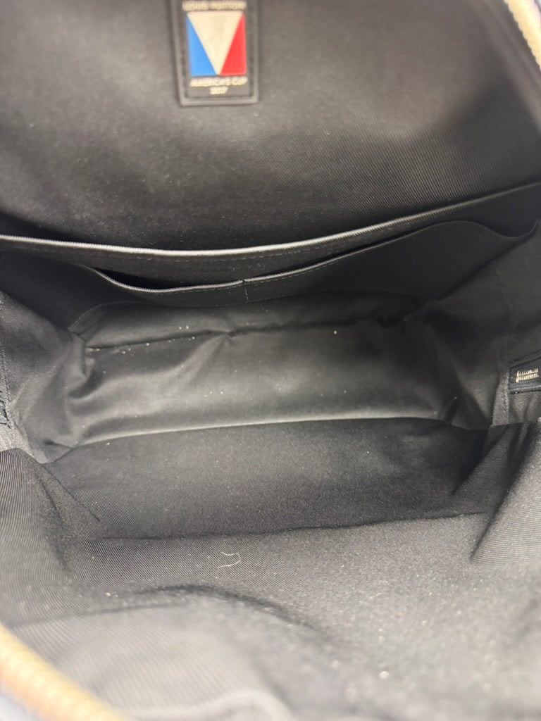 Louis Vuitton Navy Blue Damier Infini Americas Cup Josh Backpack