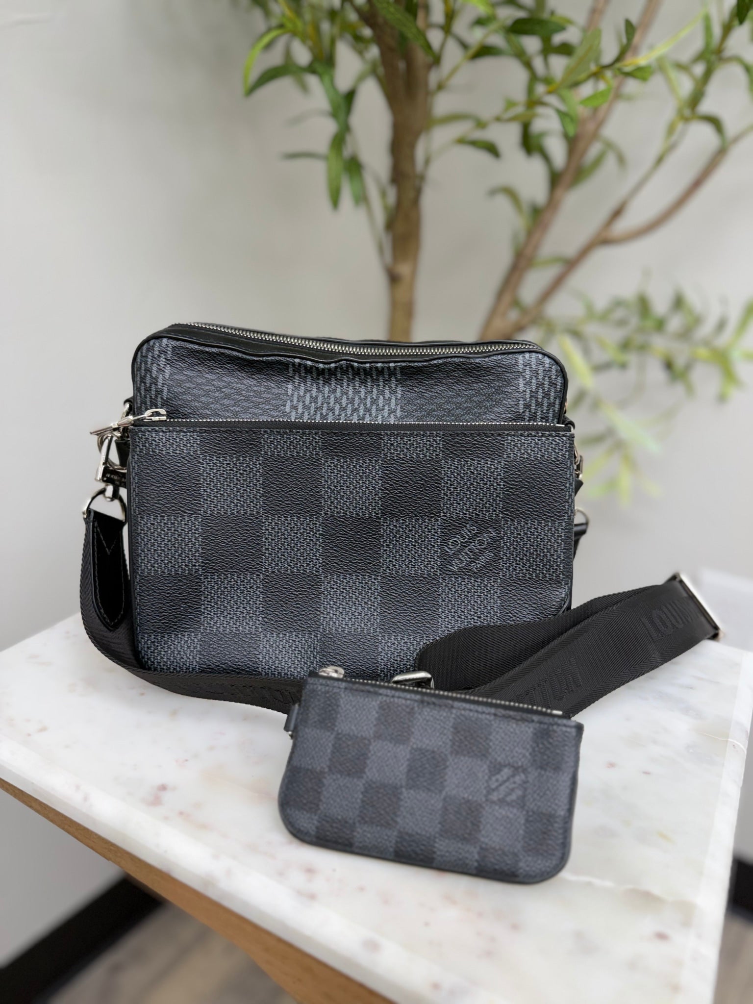 Louis Vuitton Damier Graphite Trio Messenger Bag