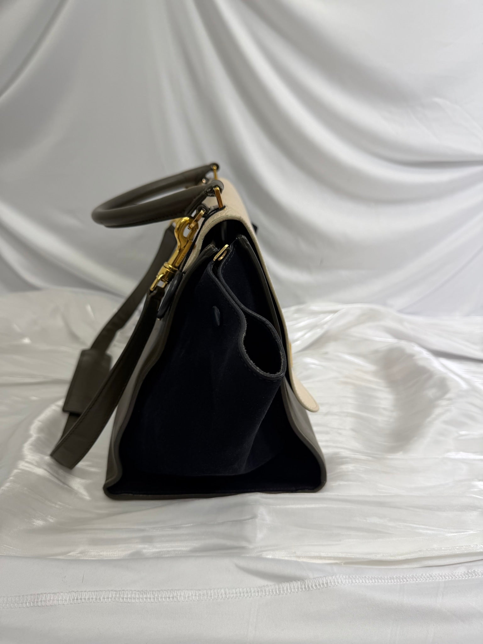 Celine Tri Color Trapeze 2Way Bag