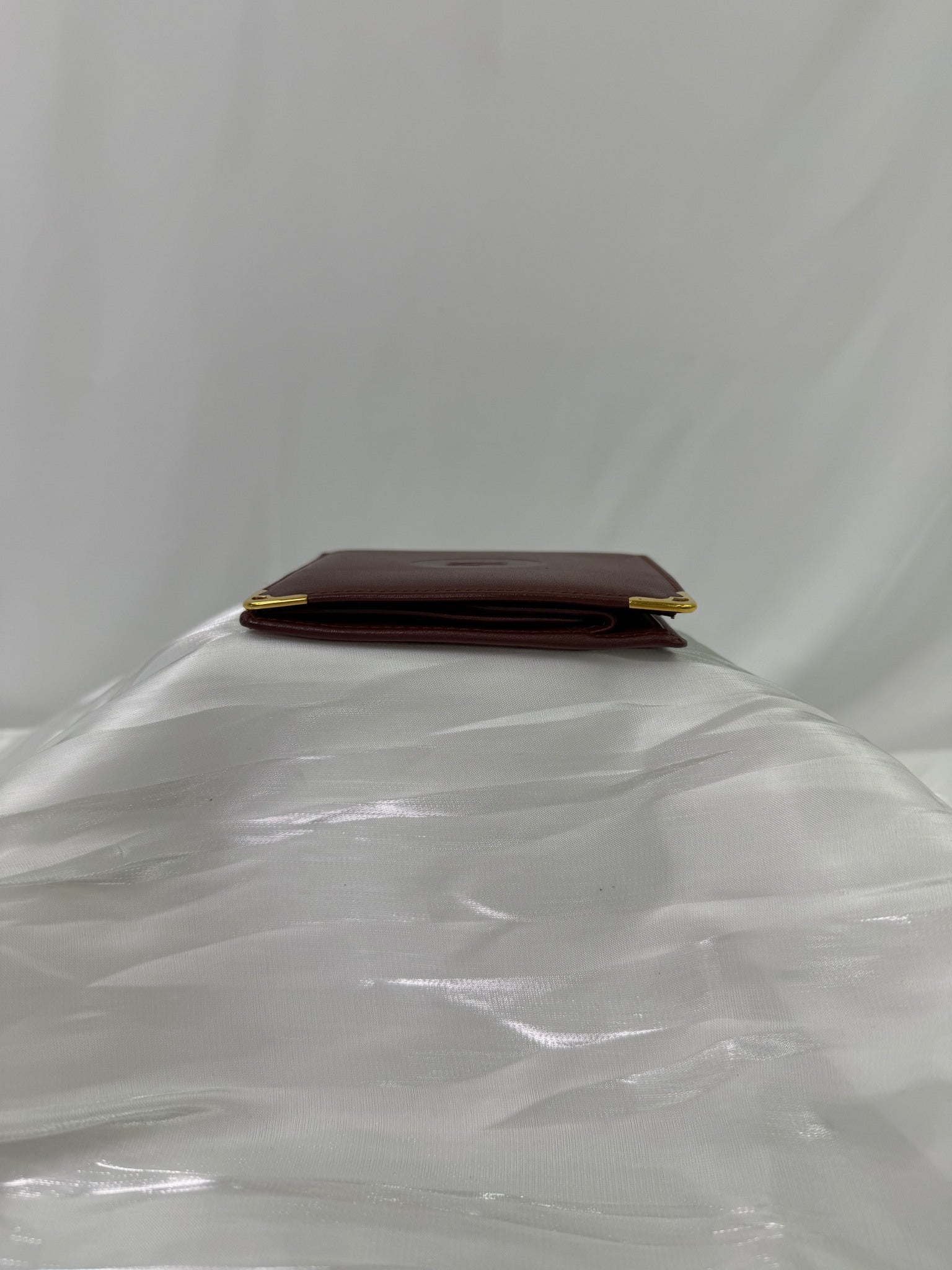 Cartier Bordeaux Leather Bifold Wallet