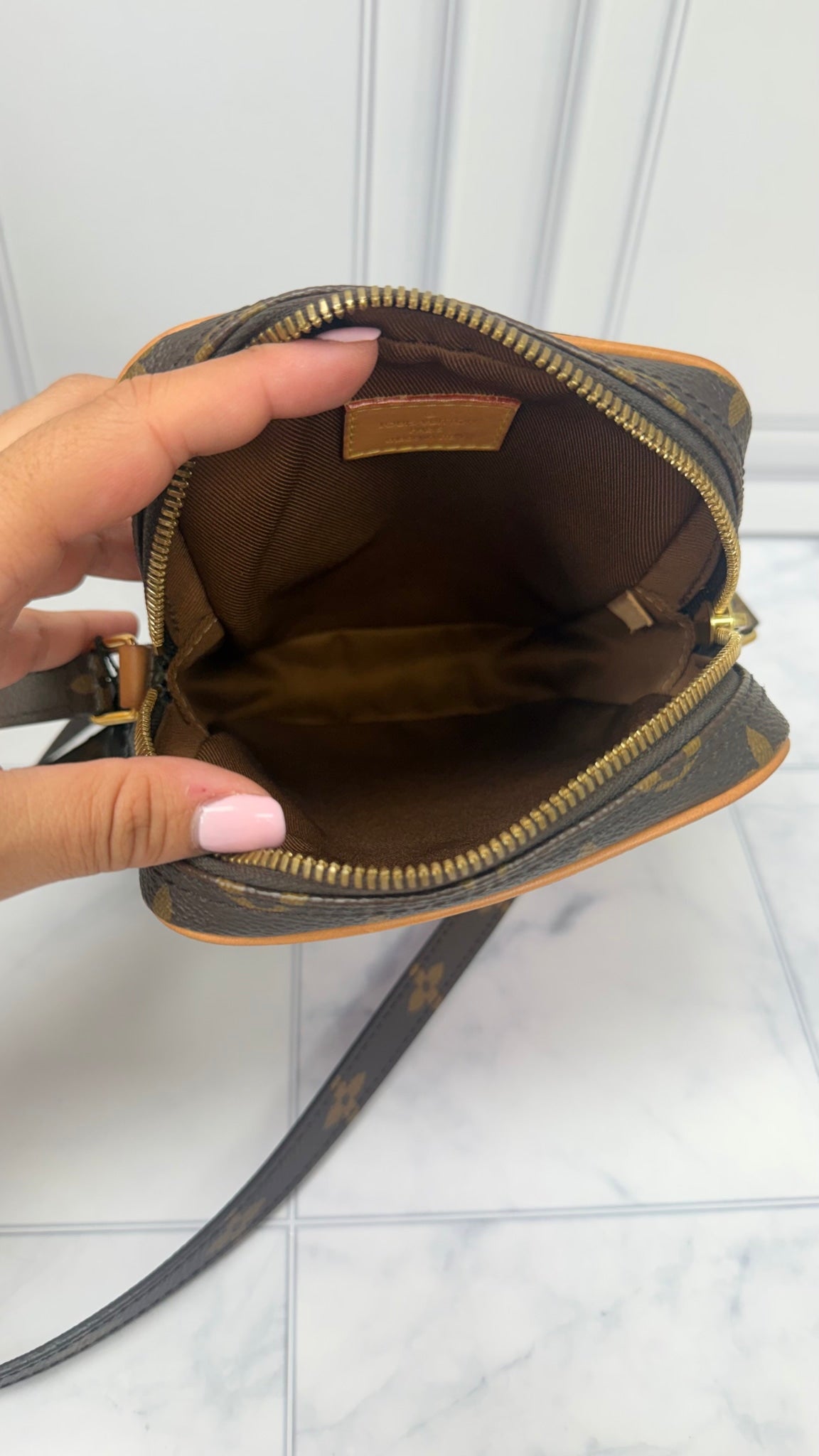 Louis Vuitton Monogram Game On Panama Set Shoulder Bag 