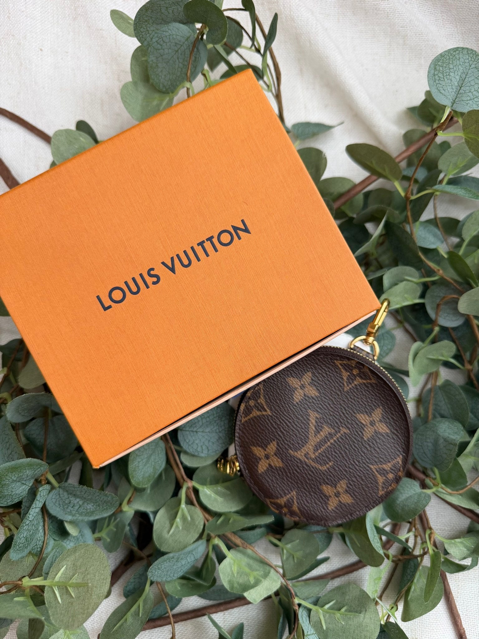 Louis Vuitton Monogram Round Coin Pouch 