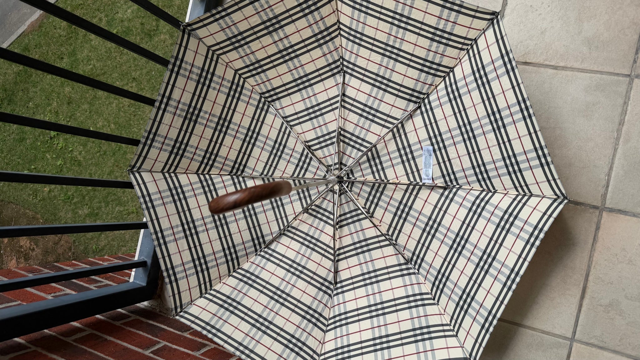 BRAND NEW- Burberry Tan Nova Check  Umbrella