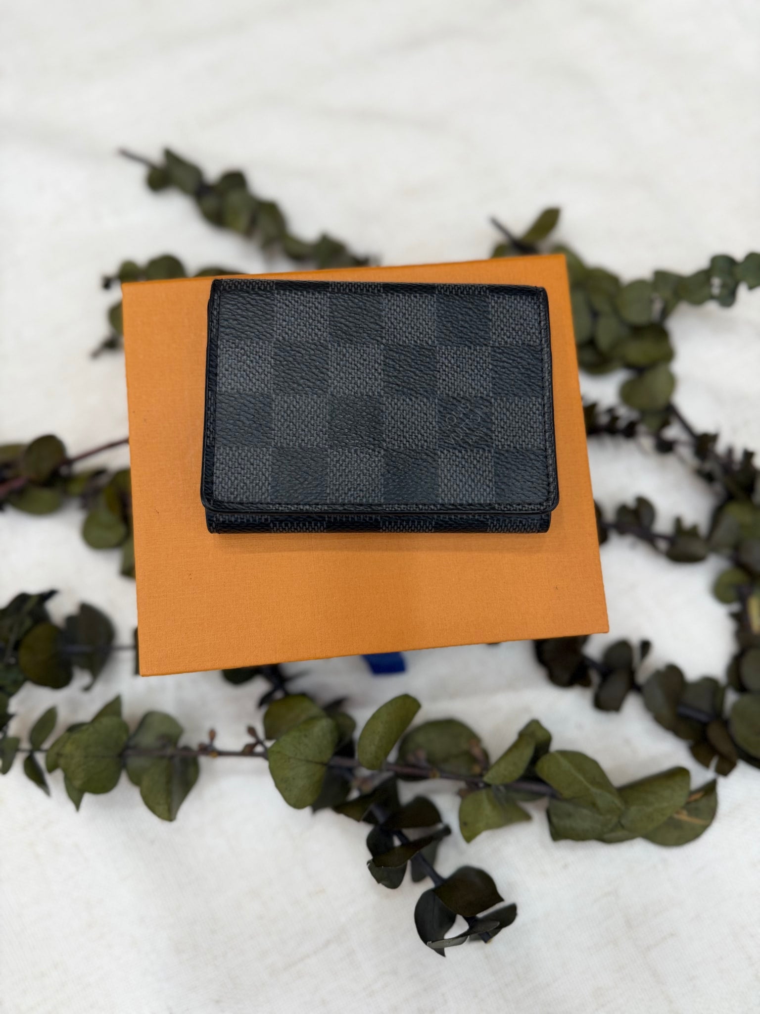 Louis Vuitton Damier Graphite Envelope Carte De Visite Card Case