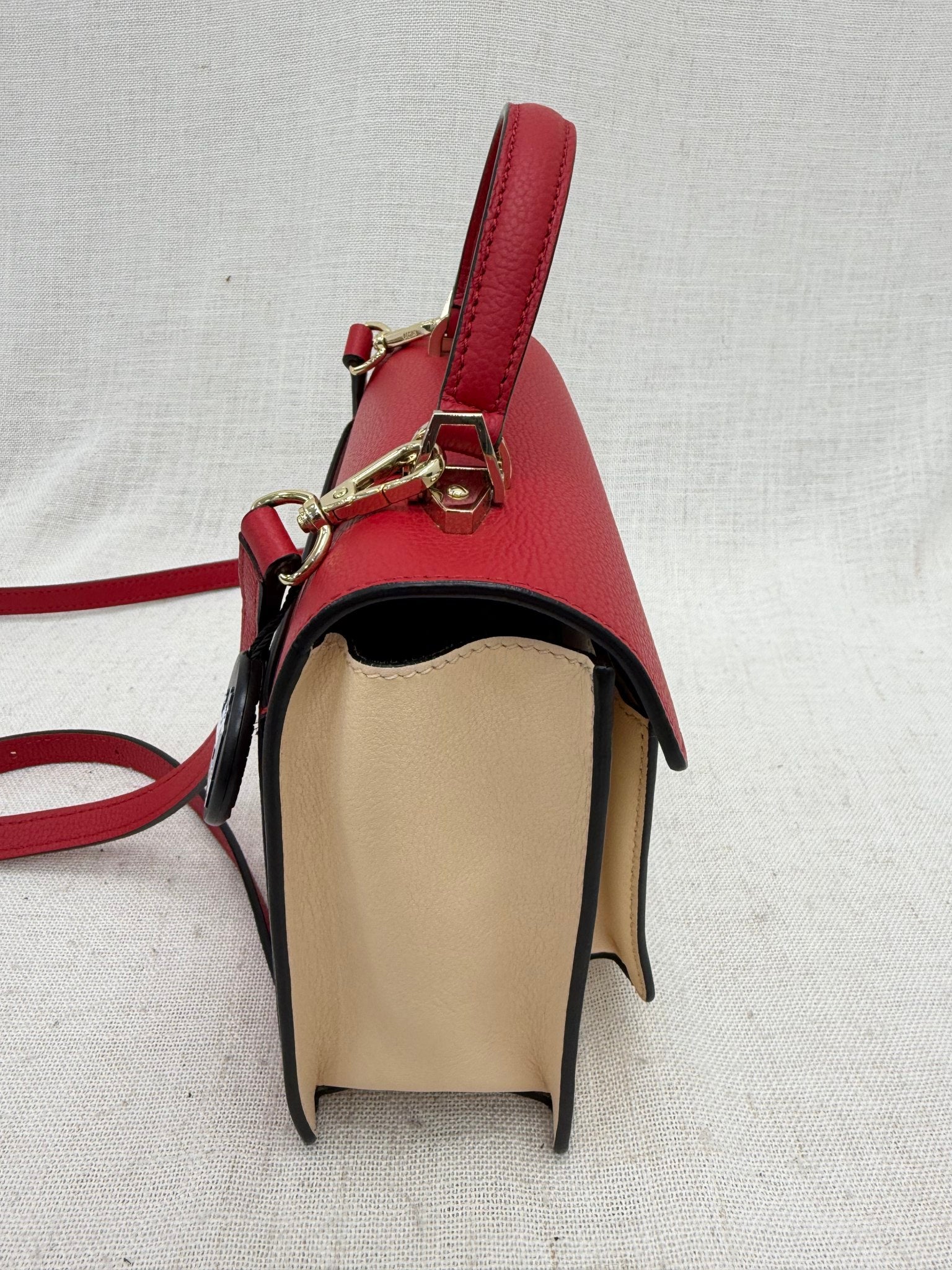 MCM Tricolor Leather Patricia Satchel 2way Bag