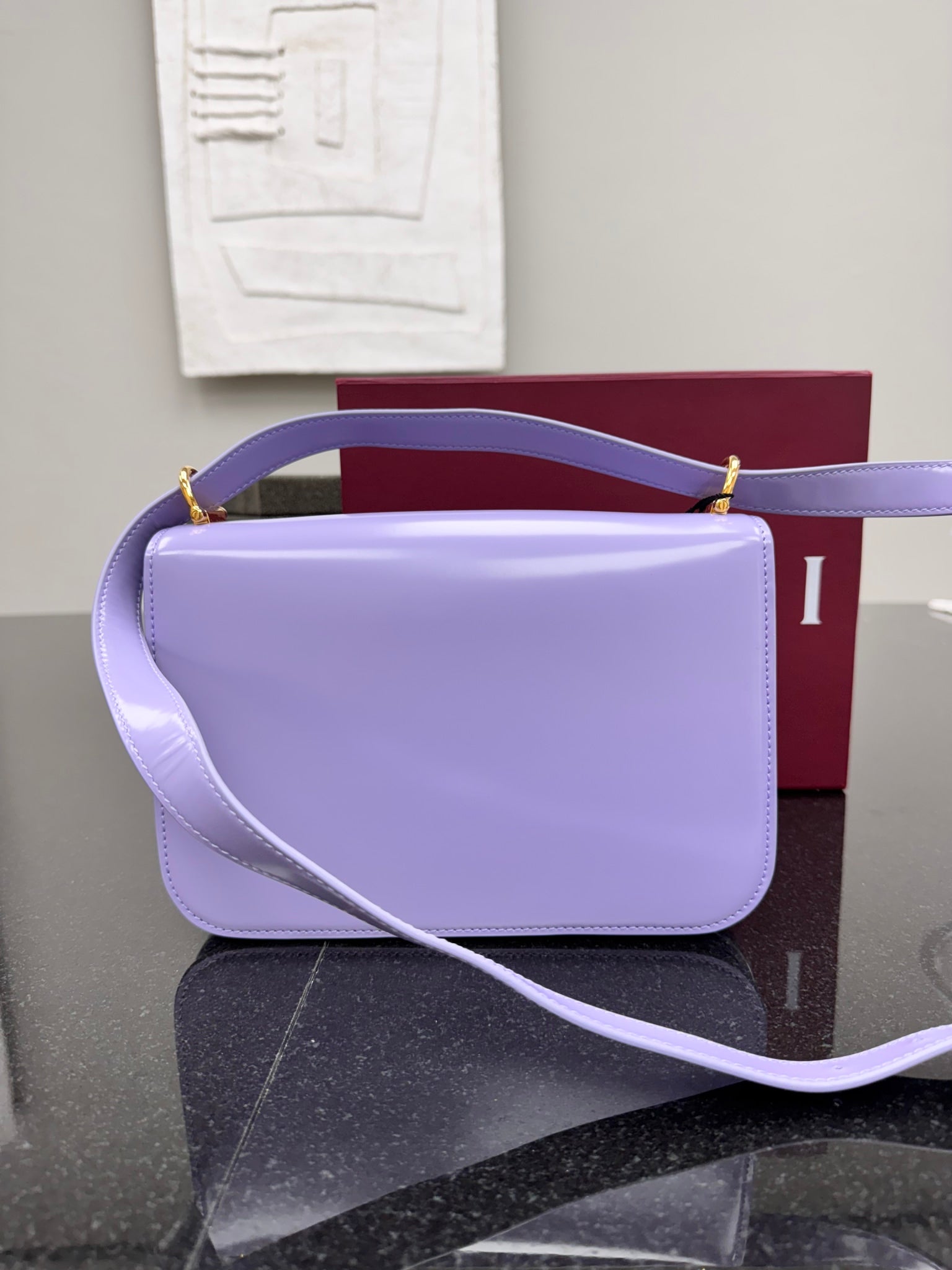 BRAND NEW - Gucci Lilac Leather Siena Small Crossbody Bag