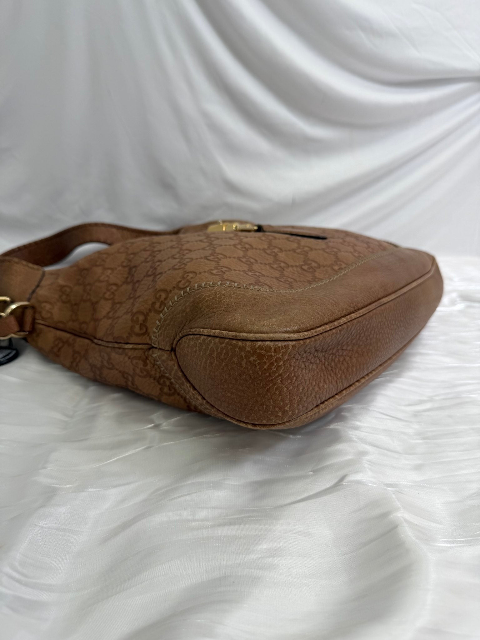 Gucci Brown Guccissima Leather Jackie Hobo Bag
