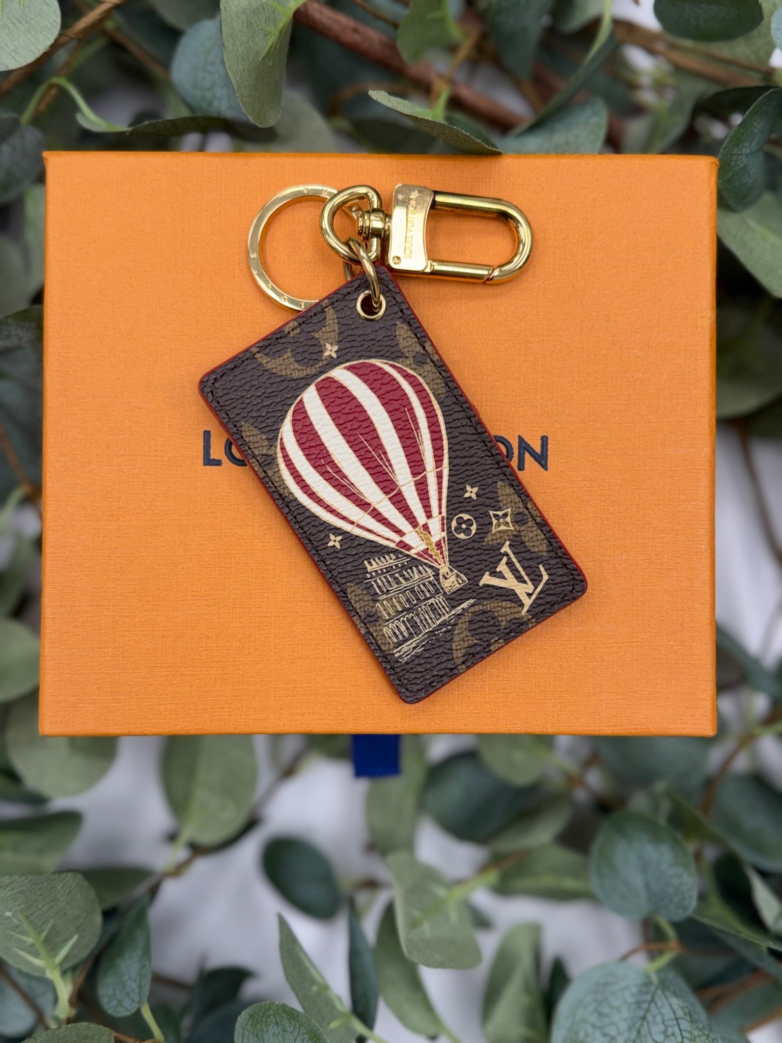 Louis Vuitton Monogram Illustre Air Balloon Bag Charm