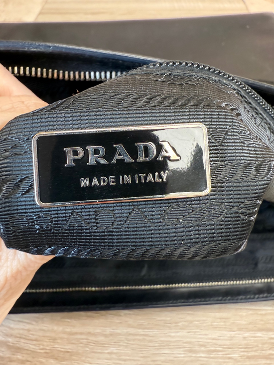 Prada Black Leather Shoulder Bag