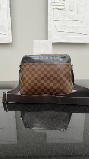 Louis Vuitton Damier Ebene & Black Jack Messenger Bag