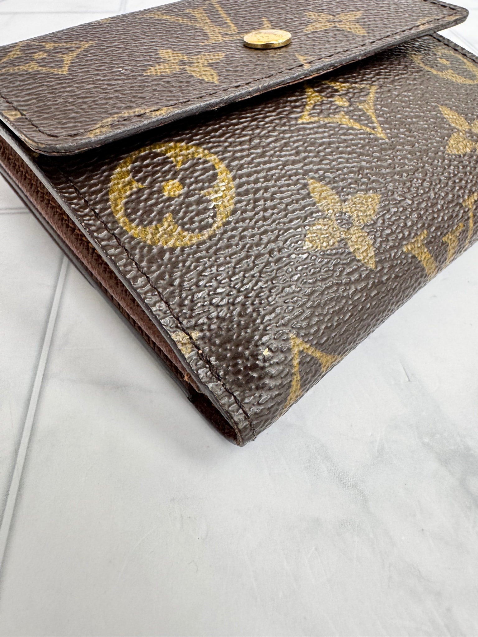Louis Vuitton Monogram Trifold Elise Compact Wallet