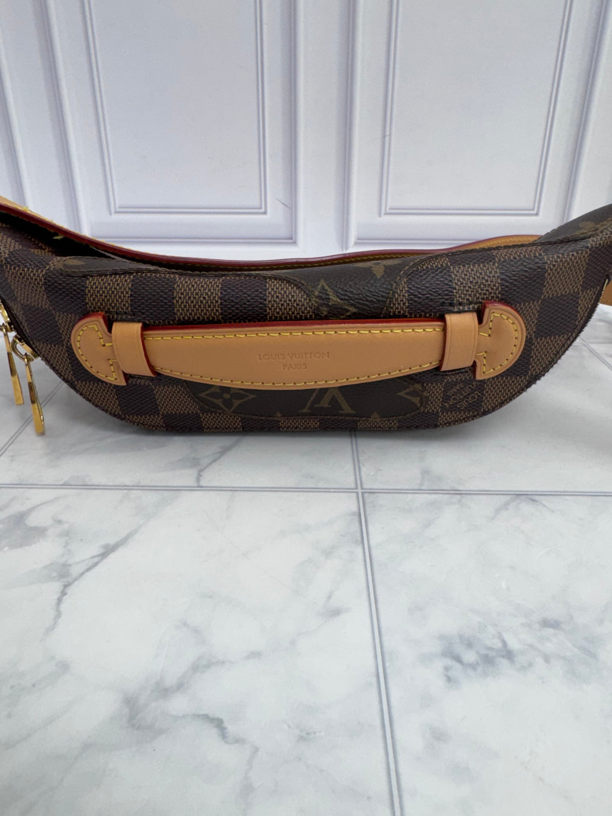 LIKE NEW - Louis Vuitton x Nigo Monogram & Damier Ebene Landscape Rush Bumbag 