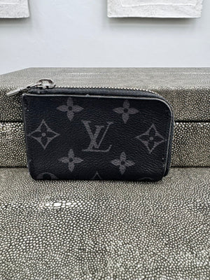 Louis Vuitton Monogram Eclipse Coin Case