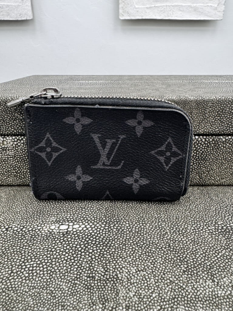 Louis Vuitton Monogram Eclipse Coin Case
