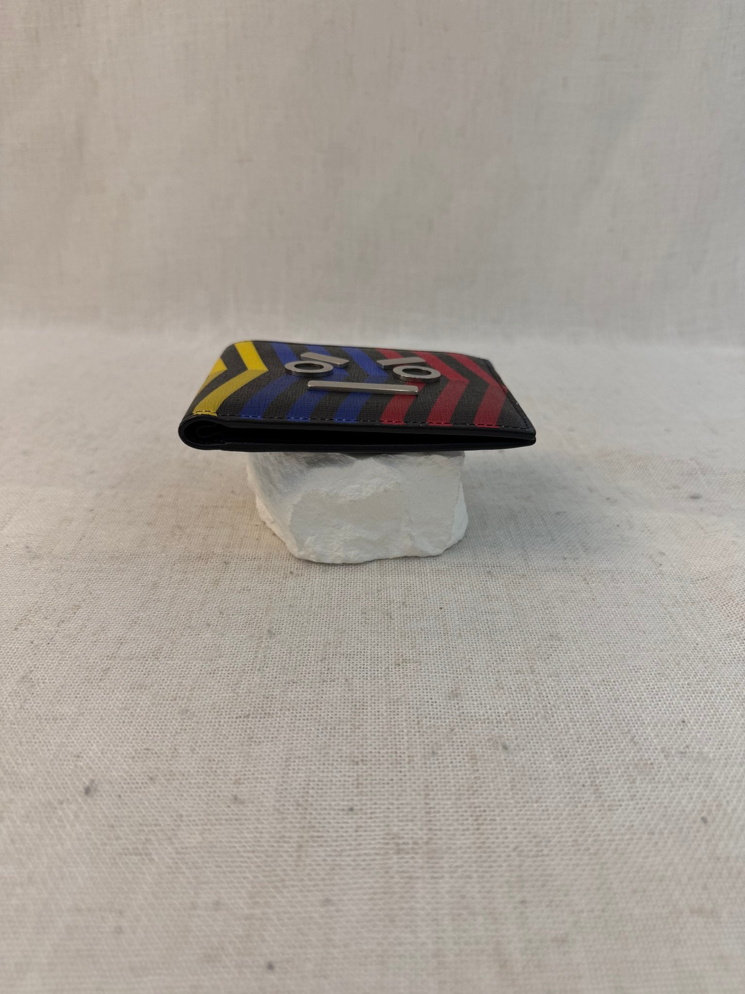 Fendi Multicolor Leather Face Bifold Wallet