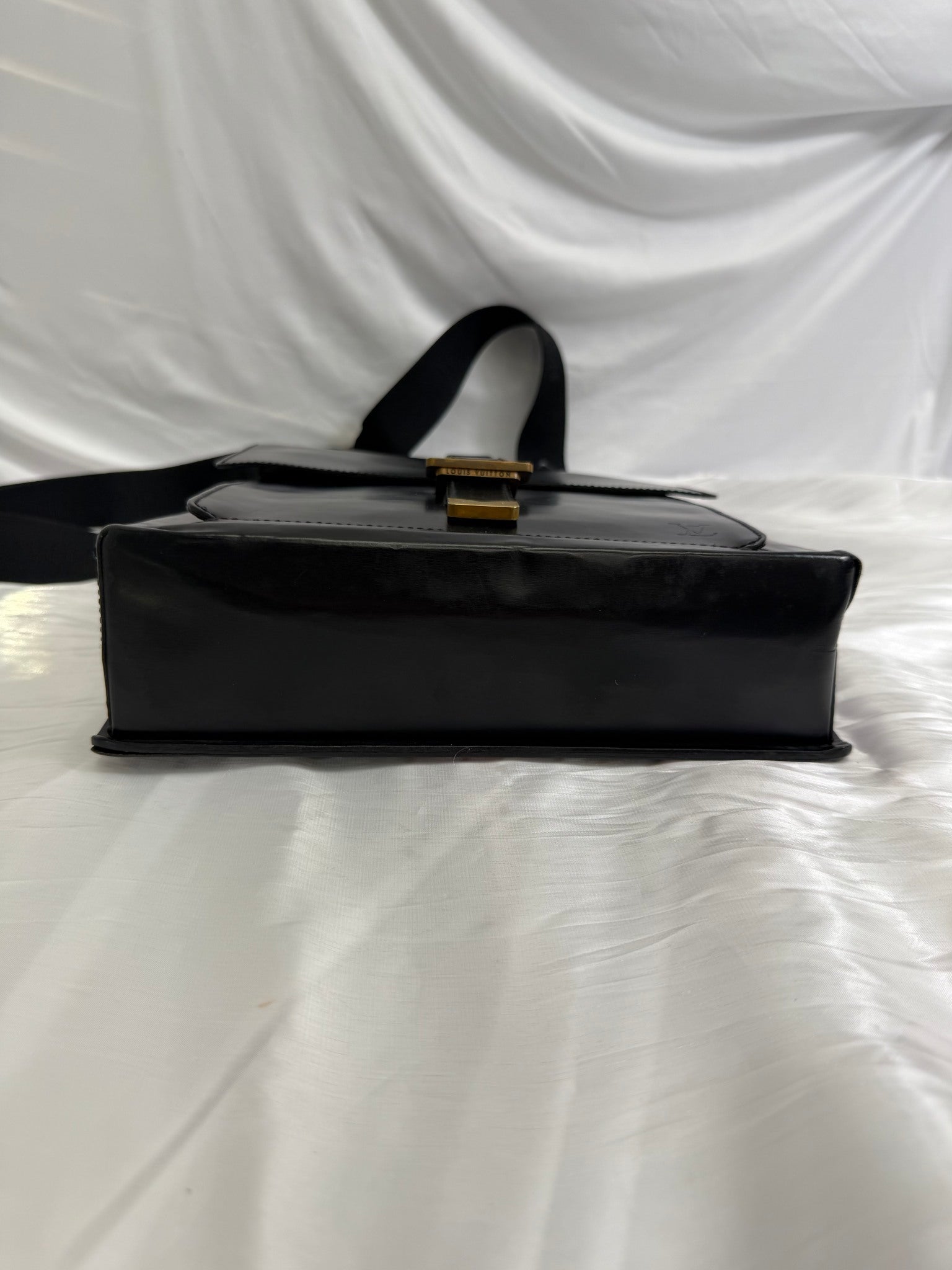 Louis Vuitton Black Leather Liege Fantasun Bag