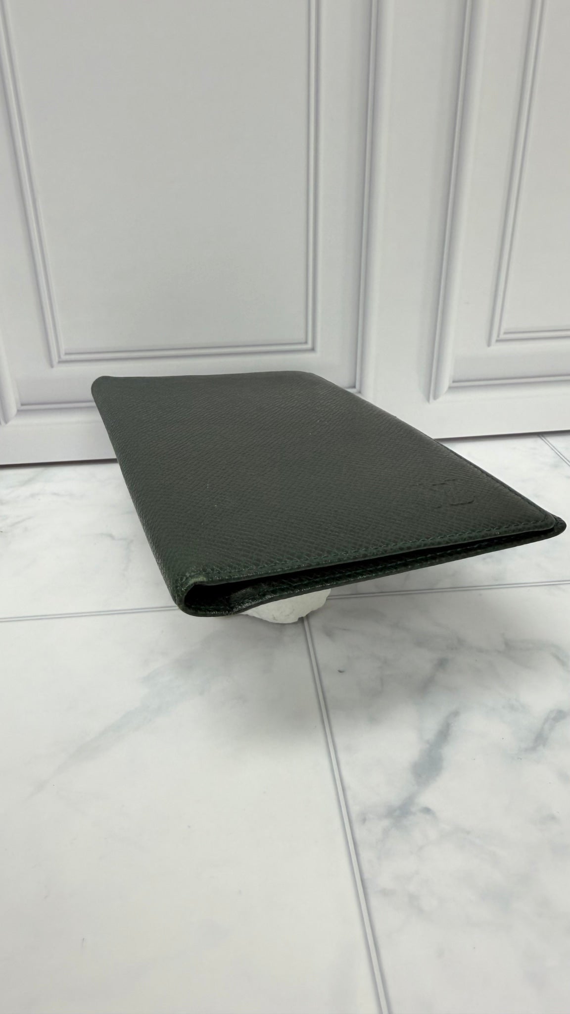 Louis Vuitton Green Taiga Leather Long Wallet