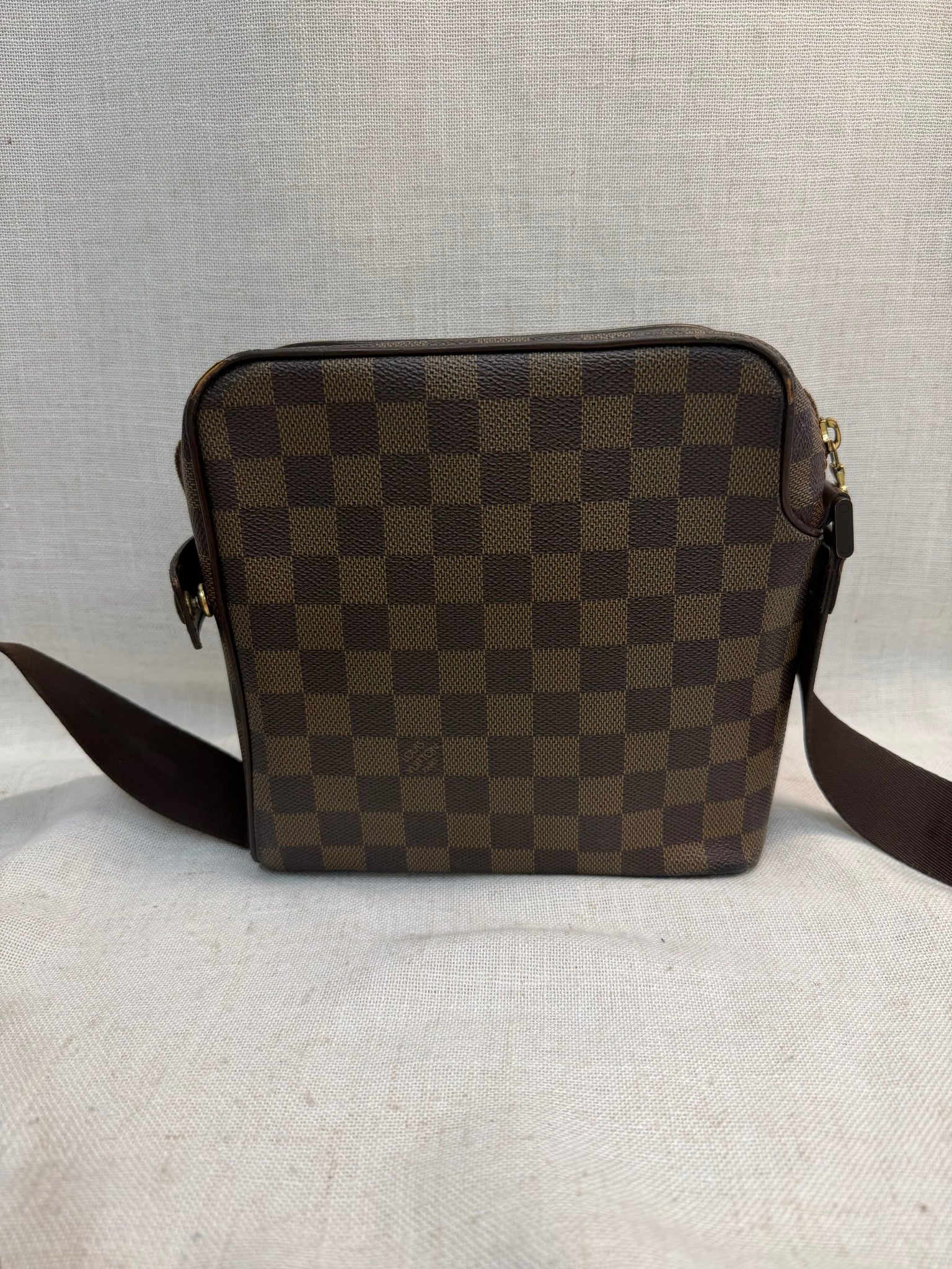 Louis Vuitton Damier Ebene Olva PM Messenger Bag