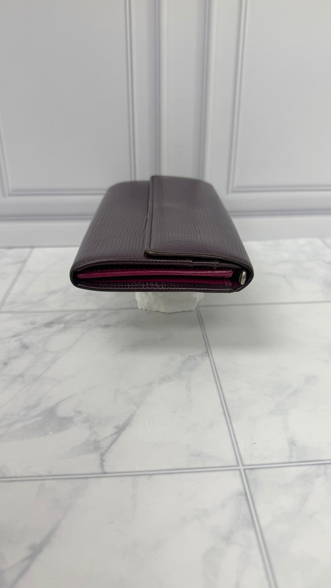 Louis Vuitton Purple Epi Leather Sarah Wallet 