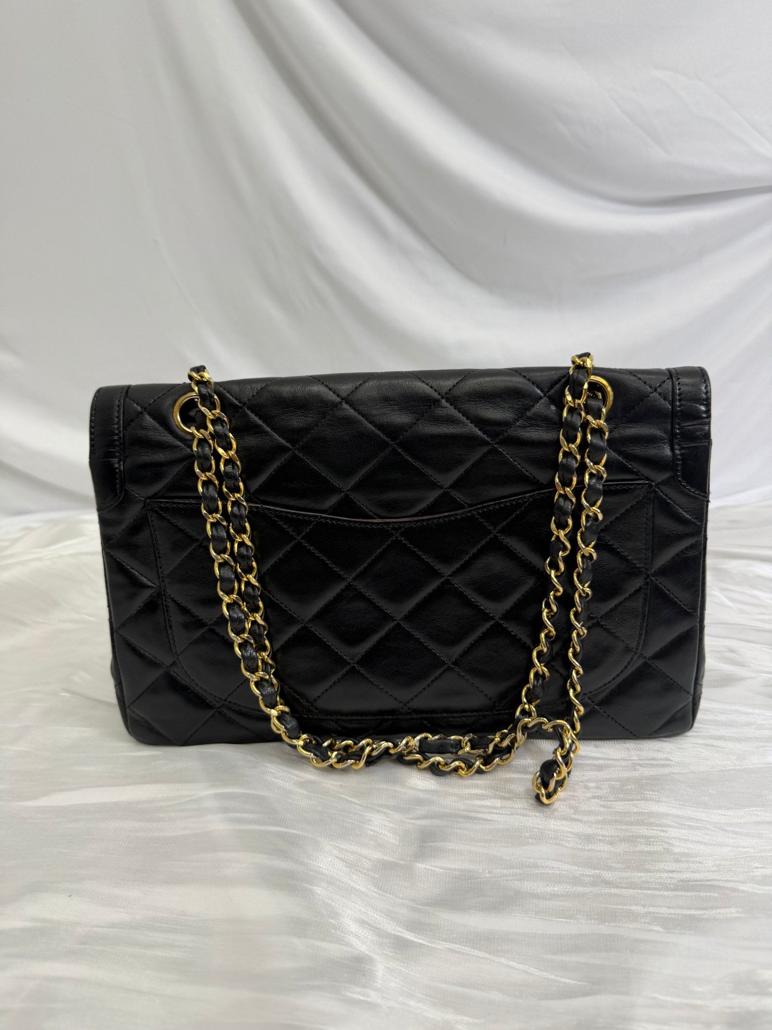 Chanel Black Quilted Calfskin Classic Double Flap Bag
