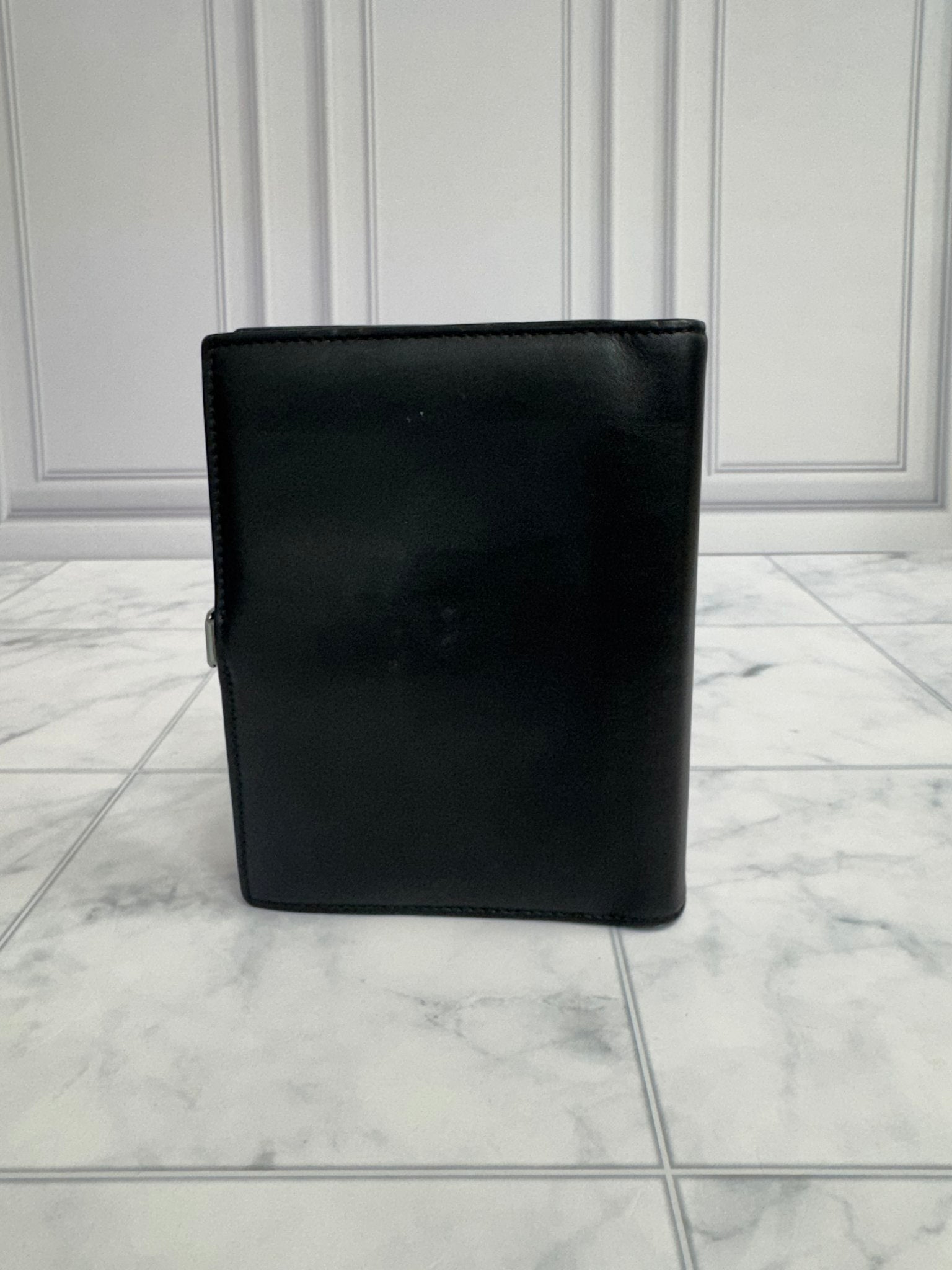 Gucci Black Leather Agenda 