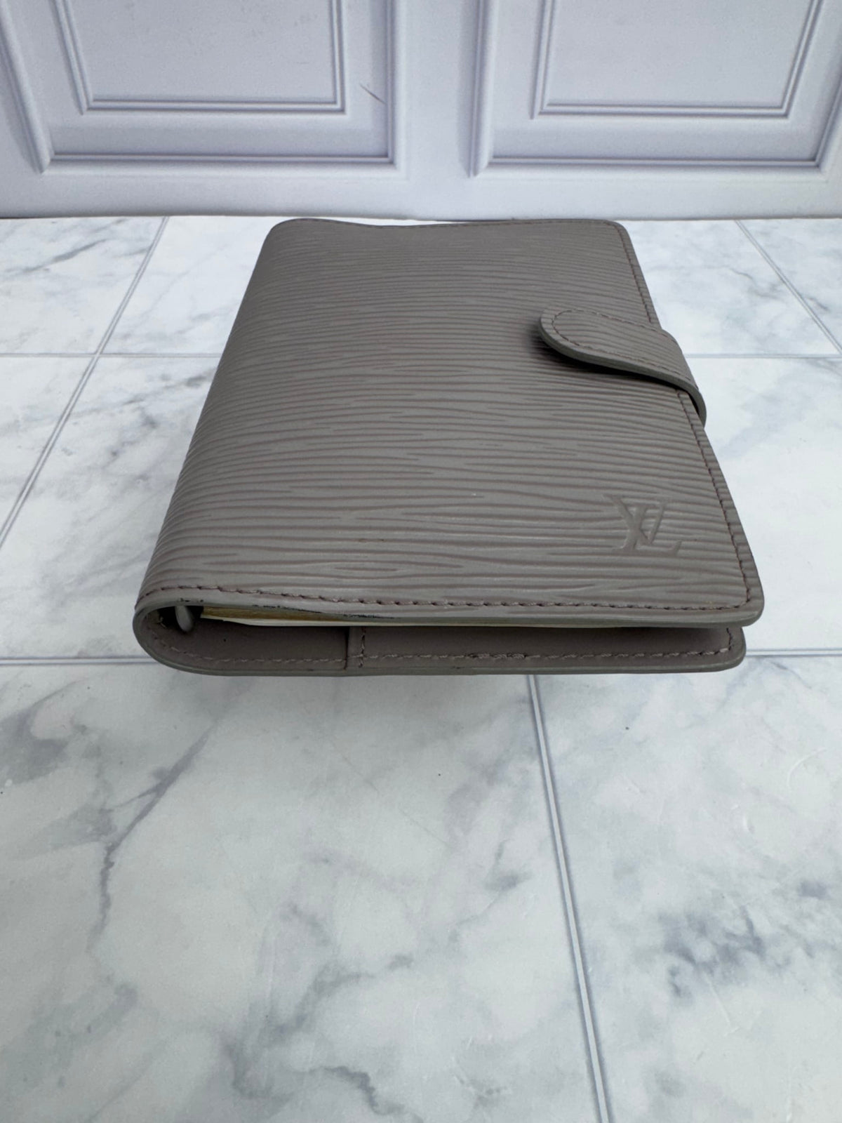 Louis Vuitton Grey Epi Leather Agenda PM