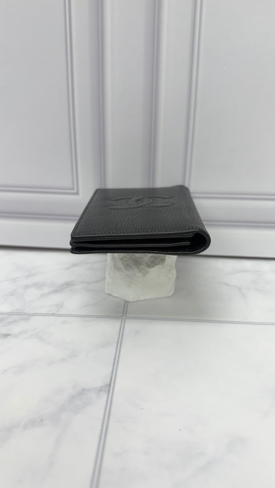 Chanel Black Caviar Leather Pocket Organizer