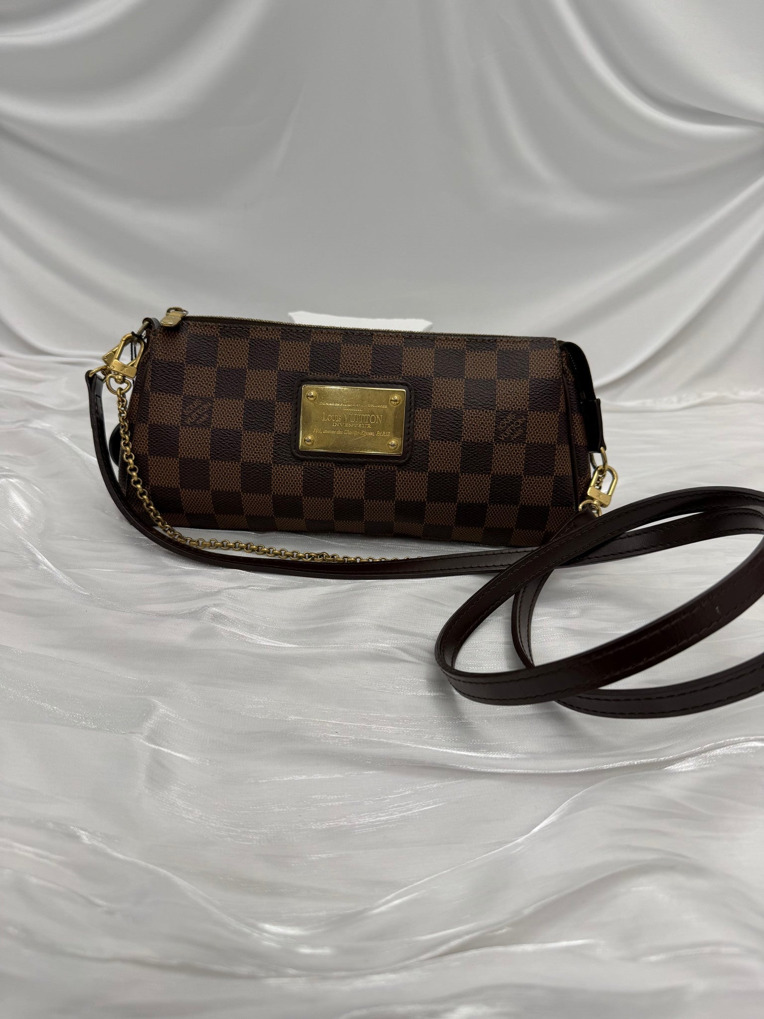 Louis Vuitton Damier Ebene Eva Crossbody
