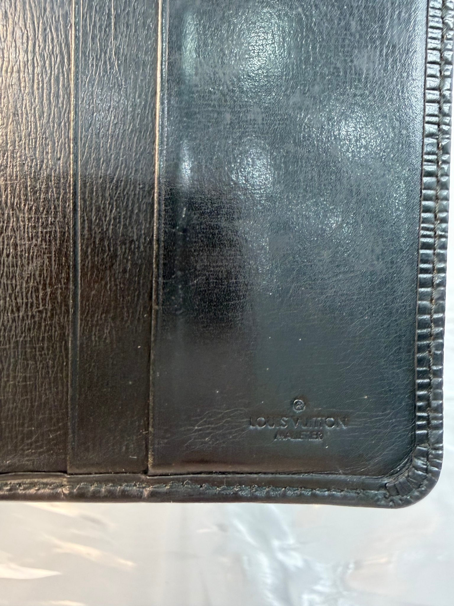 Louis Vuitton Black Epi Leather Bifold Wallet