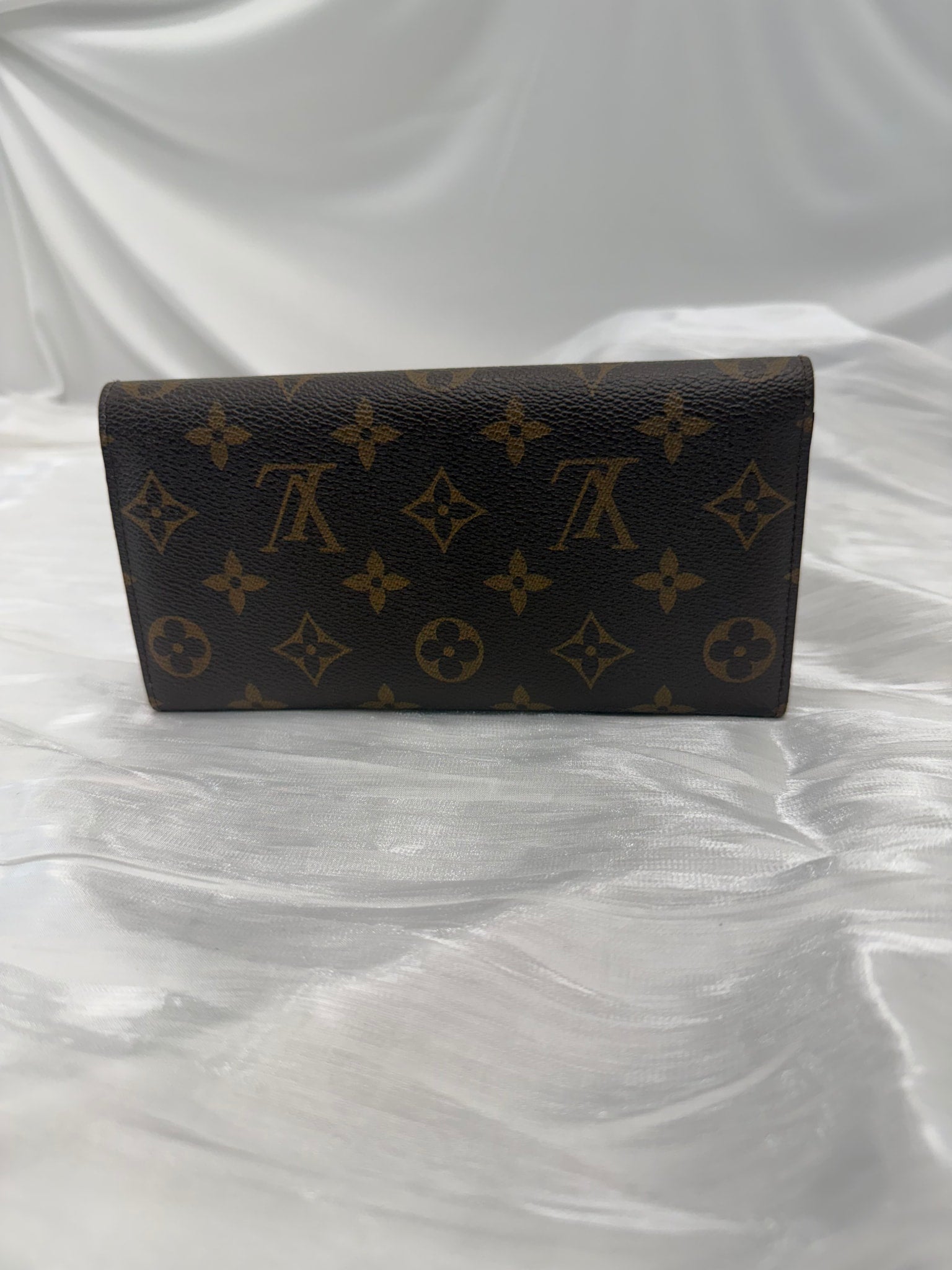 Louis Vuitton Monogram & Red Emilie Wallet