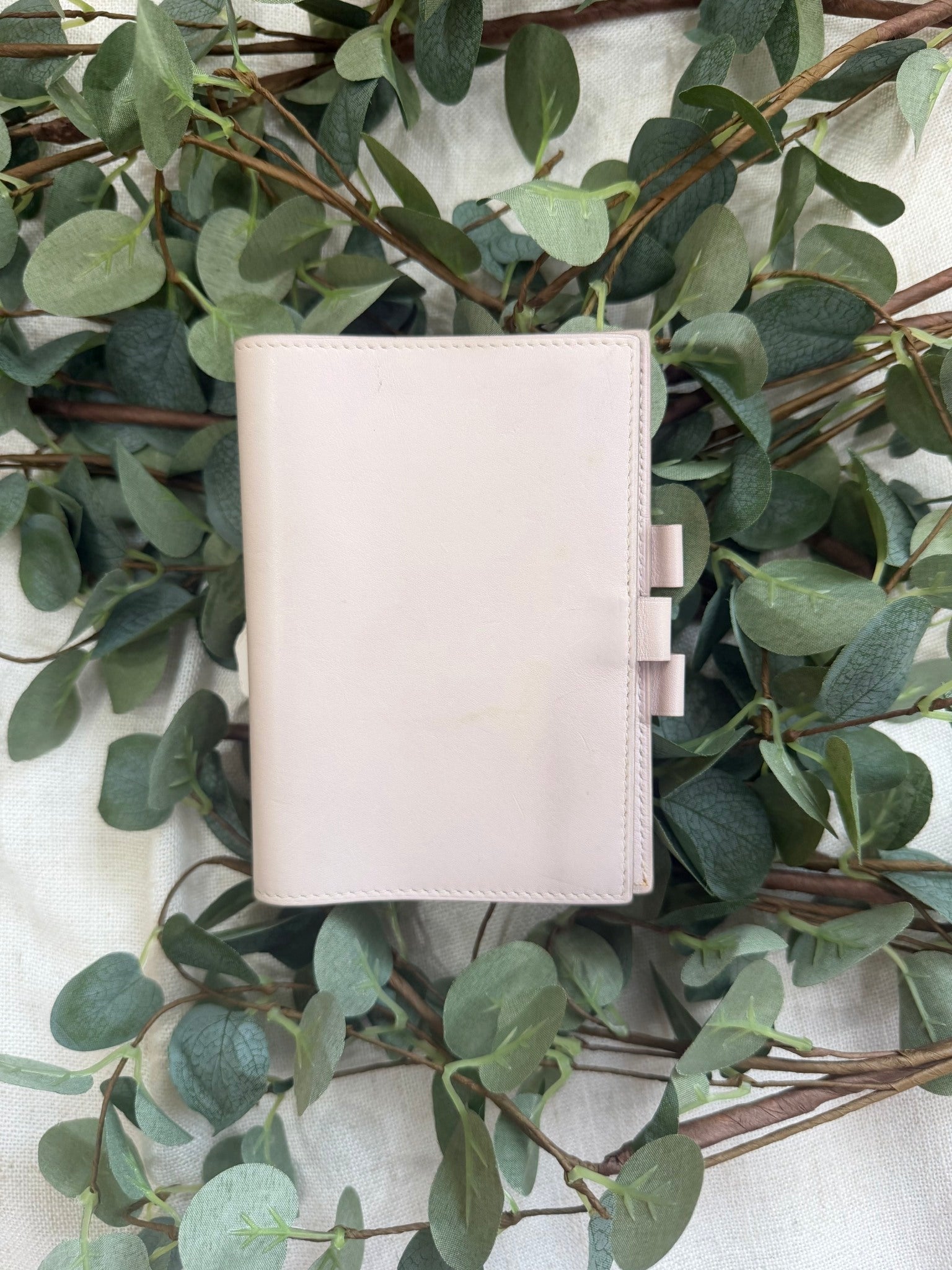 Hermes Pink Leather Passport Holder