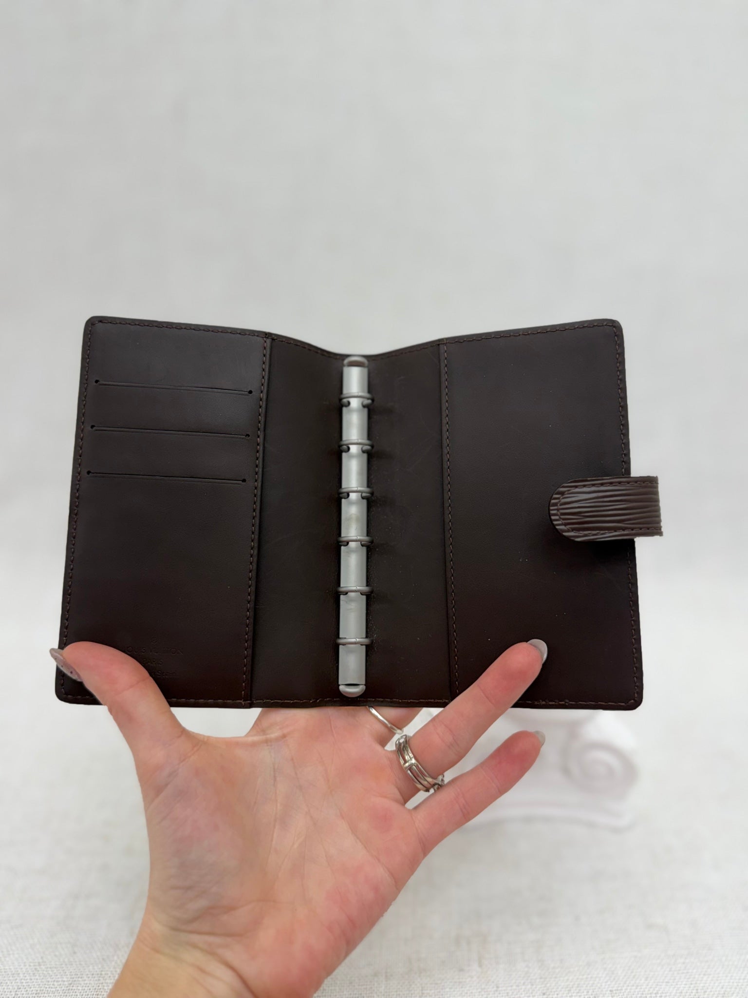 Louis Vuitton Brown Epi Leather Passport Agenda PM