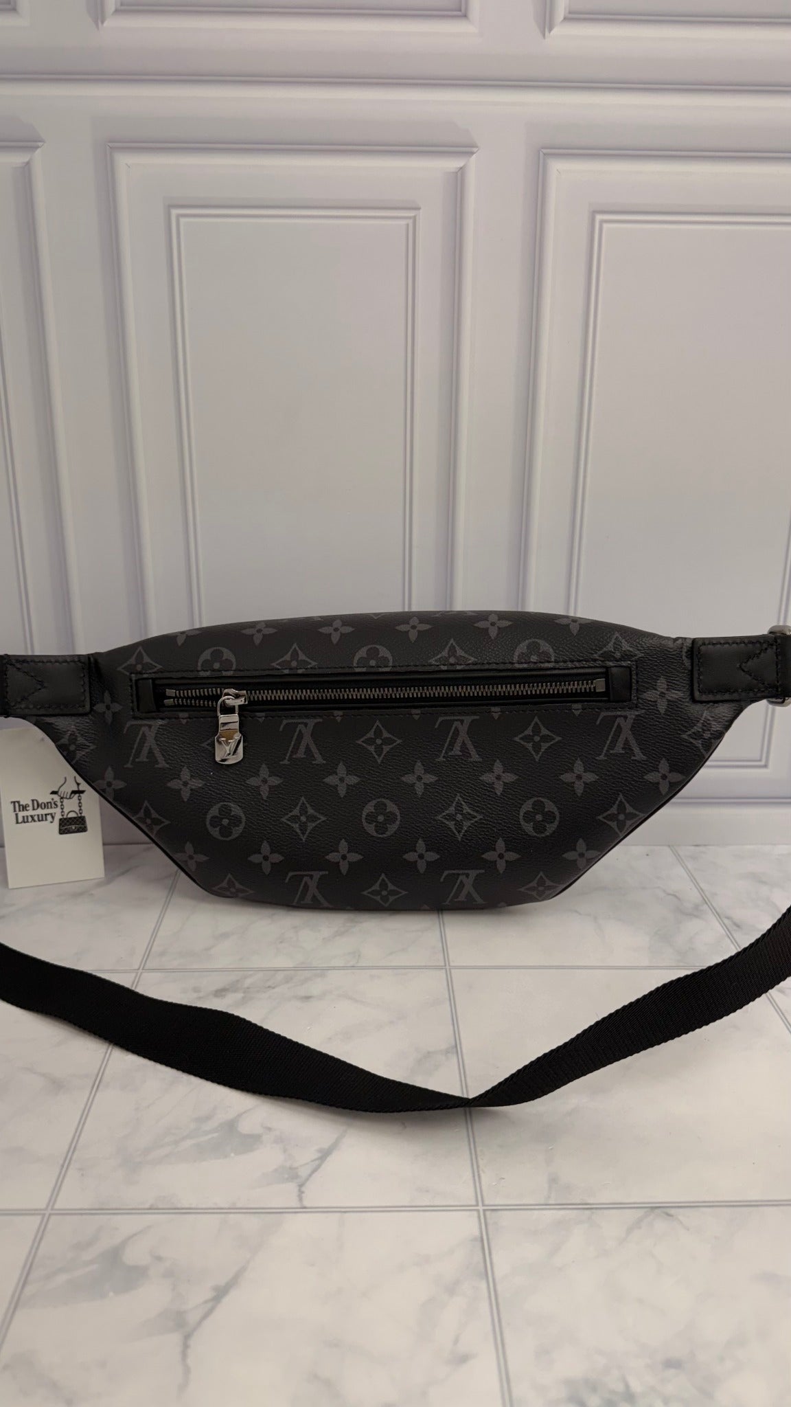 Louis Vuitton Black Monogram Eclipse Canvas Discovery Bumbag PM 