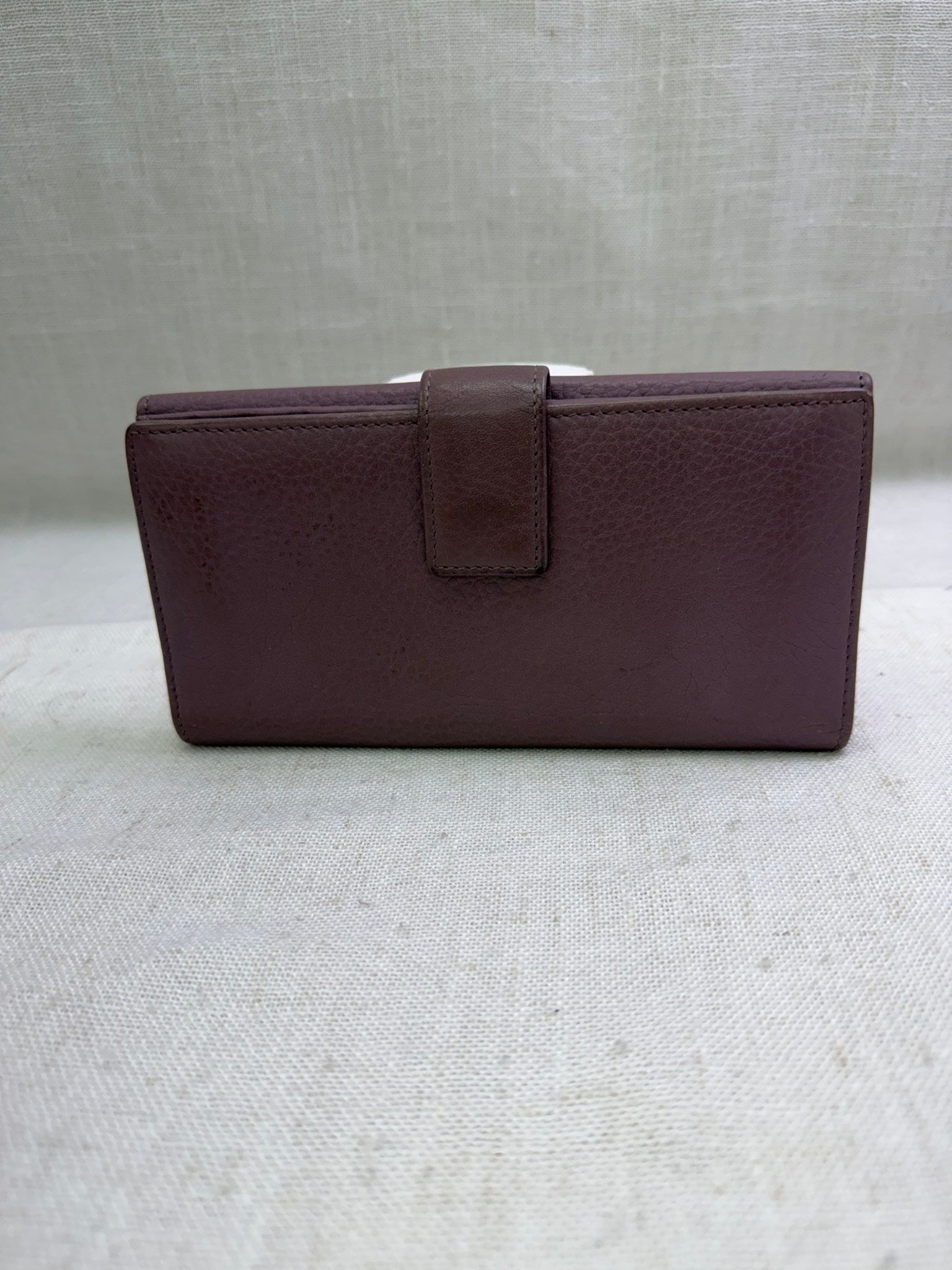 Gucci Purple Leather Long Wallet