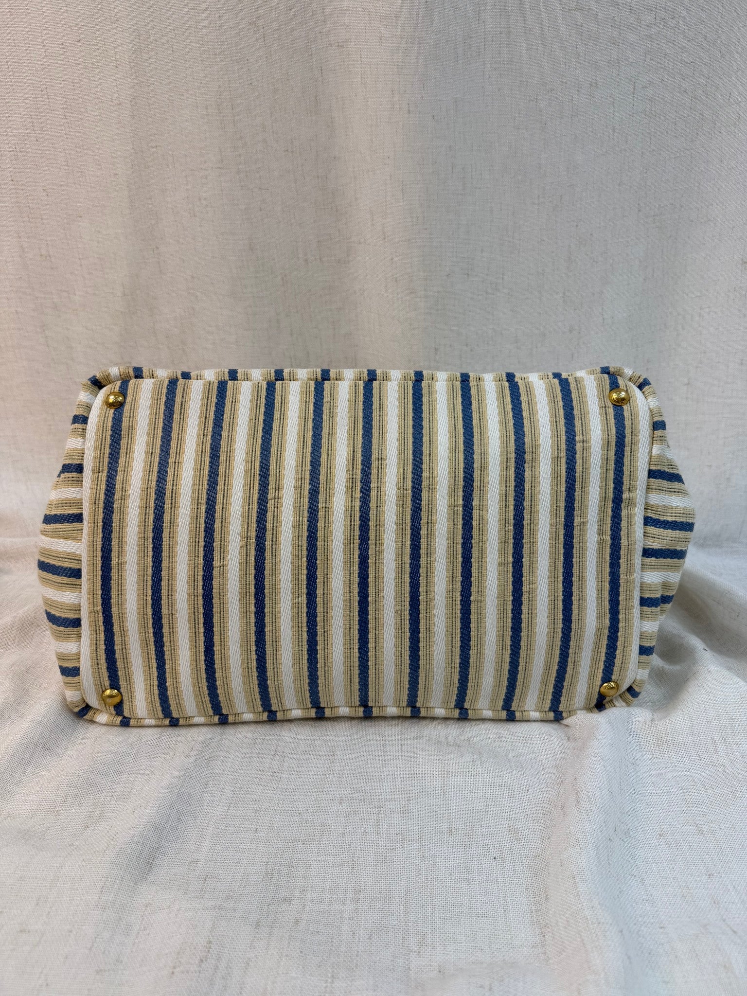 Prada Multicolor Canvas Canpa Large Handbag