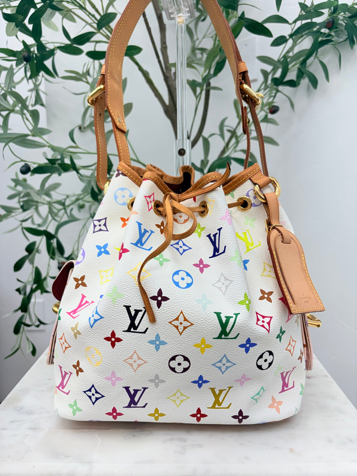 Louis Vuitton Monogram Multicolor Petit Noe Bucket Bag
