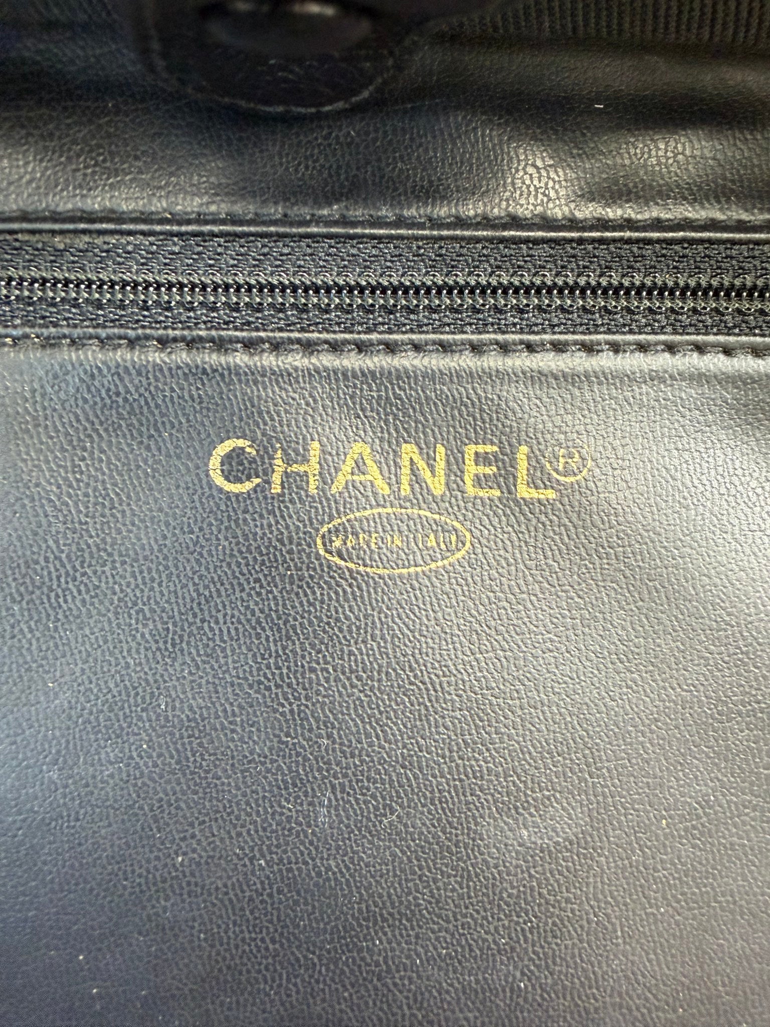 Chanel Black Caviar Large Vanity Case